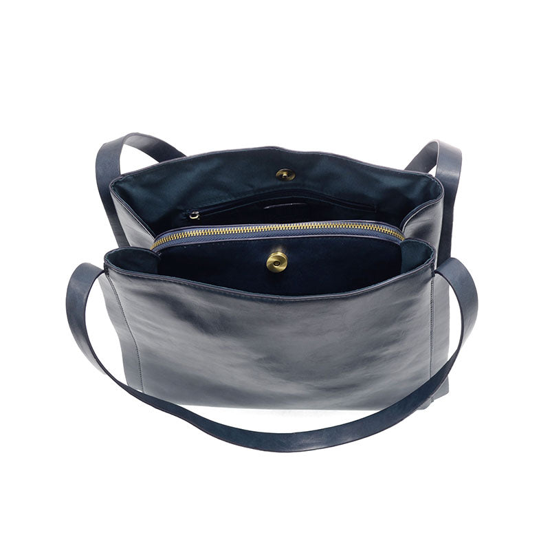 Joanna Tote Bag in Dark Turquoise