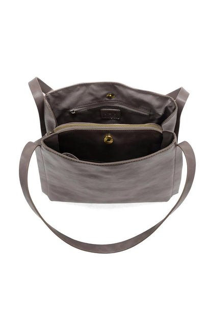Joanna Tote Bag in Taupe Grey