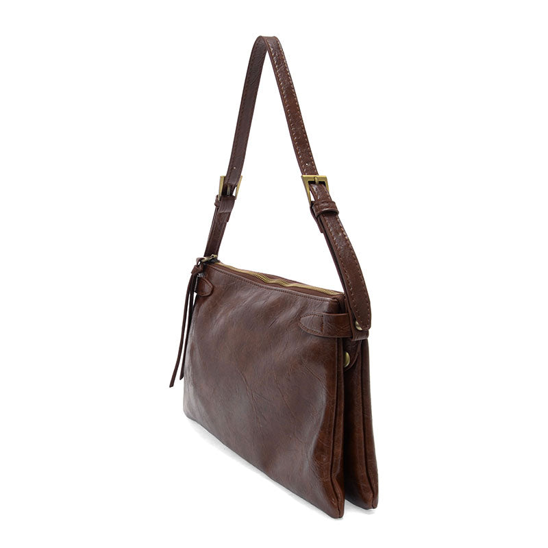 Eve Shoulder Bag in Saddle