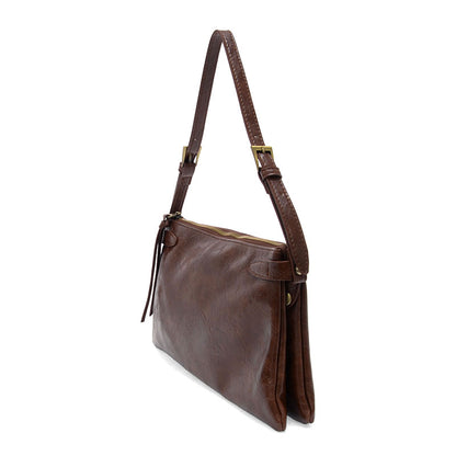 Eve Shoulder Bag in Saddle