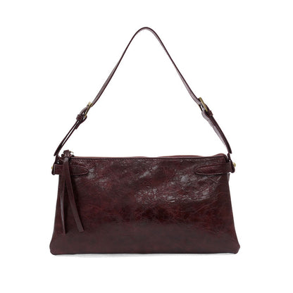 Eve Shoulder Bag in Wine