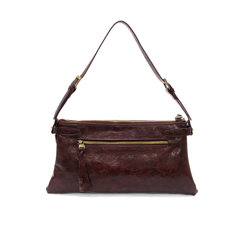 Eve Shoulder Bag in Wine