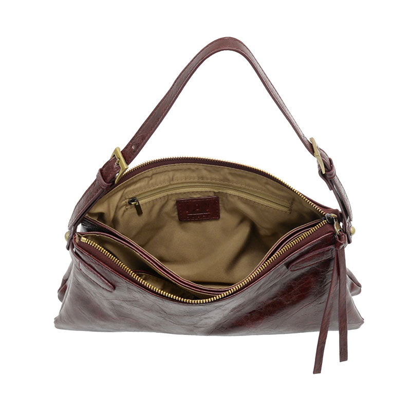 Eve Shoulder Bag in Wine