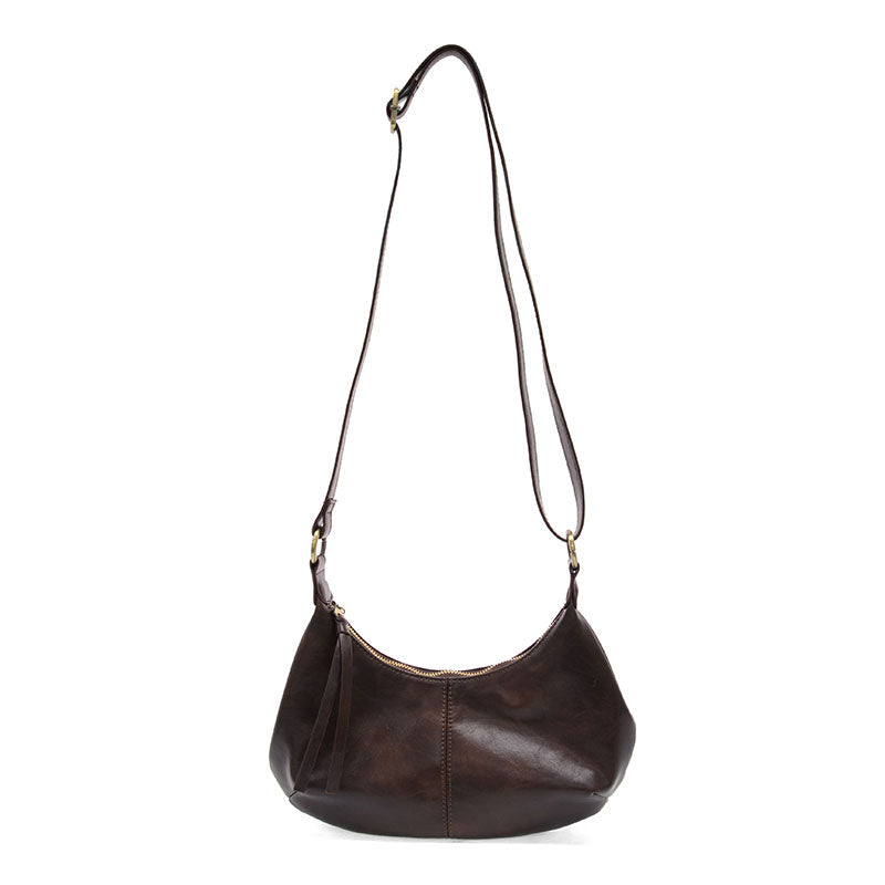 Giselle Mini Hobo Bag in Mocha