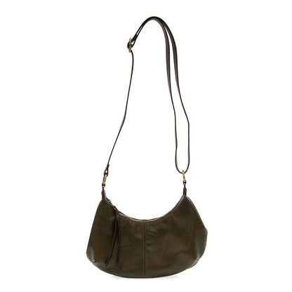 Giselle Mini Hobo Bag in Moss