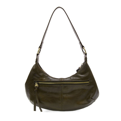 Giselle Mini Hobo Bag in Moss