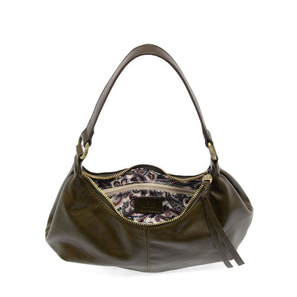 Giselle Mini Hobo Bag in Moss