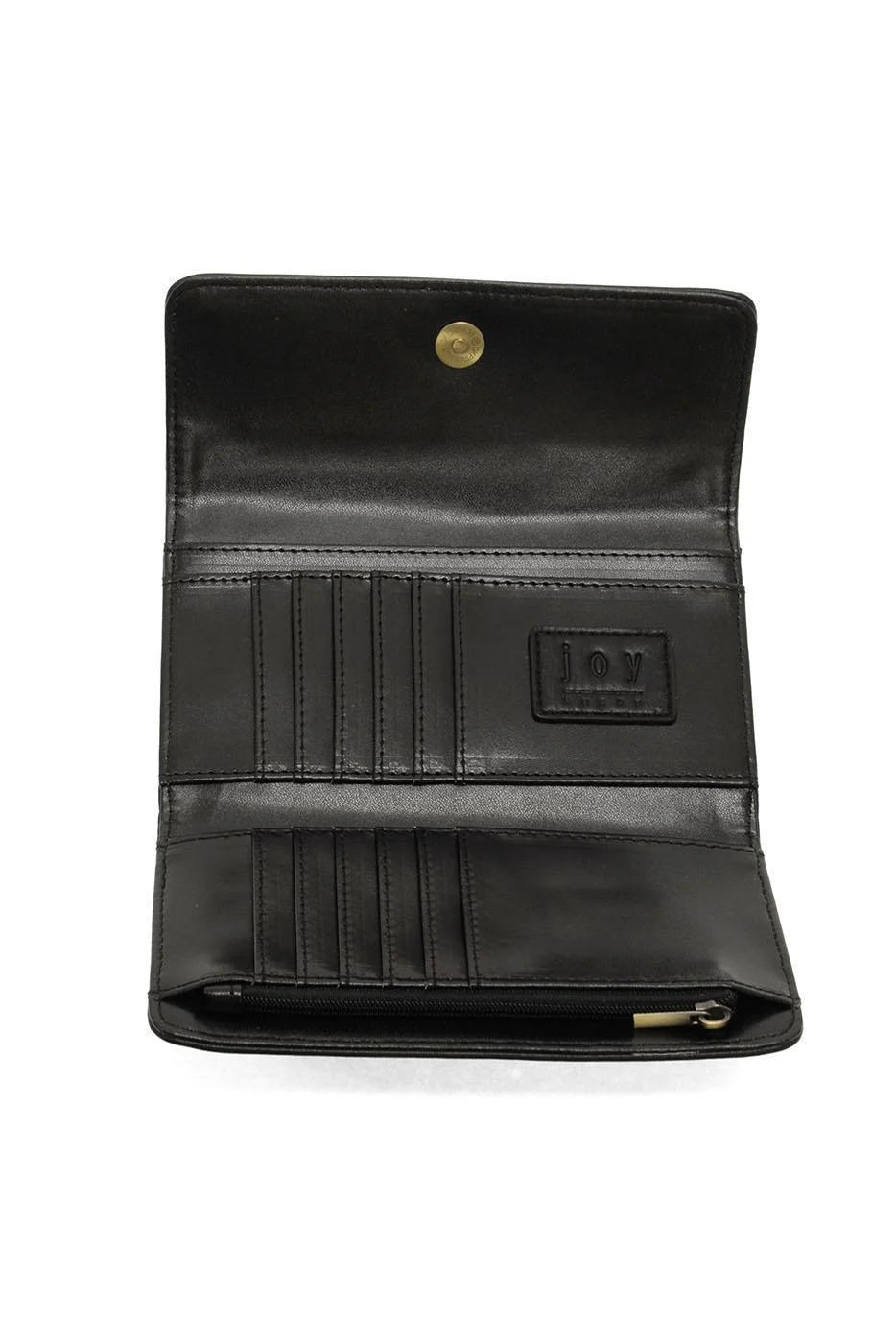 Marnie Mini Trifold Wallet in Black