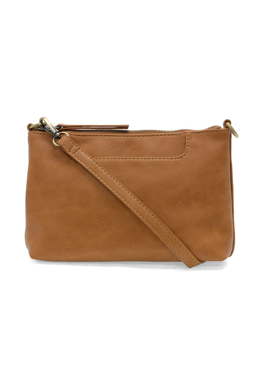 Lovey Zip Top Crossbody in Hazelnut