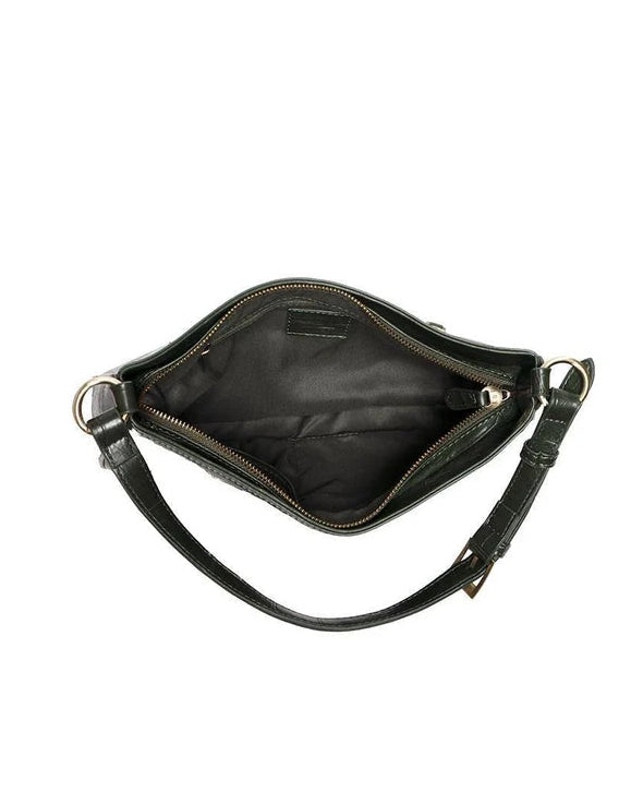 Erin Shoulder Bag in Bottle Green
