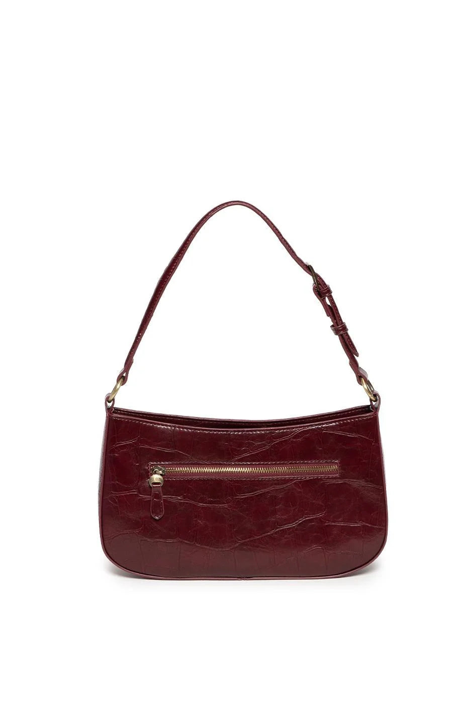 Erin Shoulder Bag in Burgundy