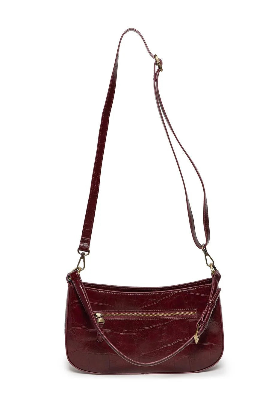 Erin Shoulder Bag in Burgundy
