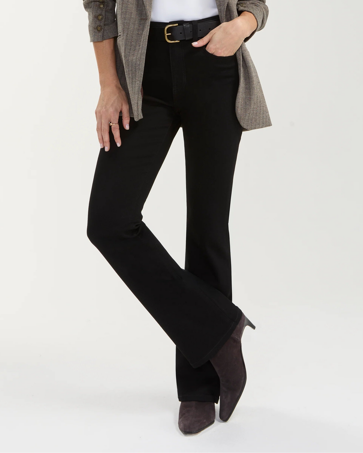 Bobbie Bootcut in Black Rinse | Liverpool