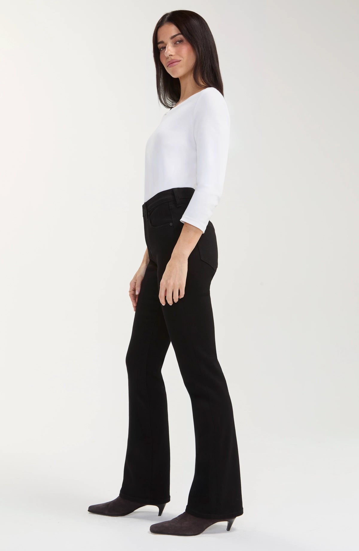 Bobbie Bootcut in Black Rinse | Liverpool