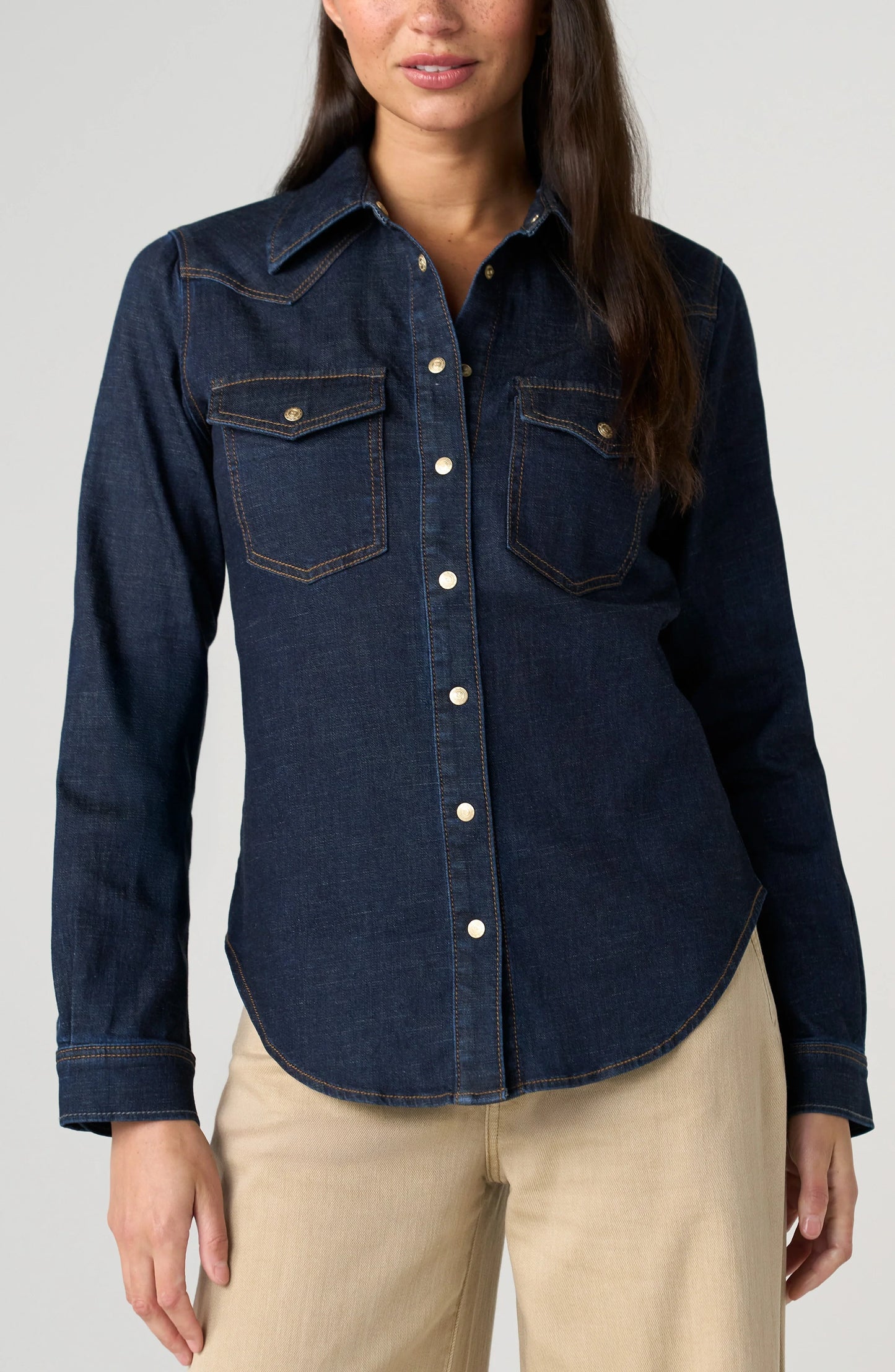 Denim Western Shirt in Triple Crown | Liverpool