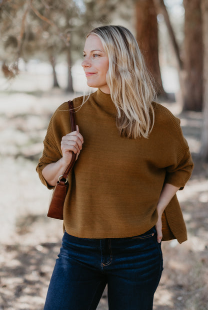 Boho One Size Sweater in Ginger | Kerisma