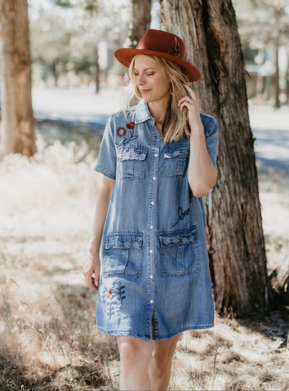 Deja Denim Dress | Caite