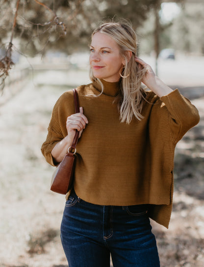Boho One Size Sweater in Ginger | Kerisma