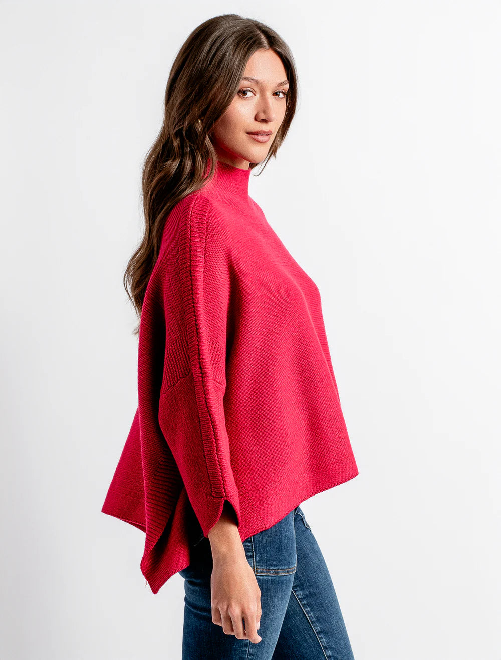 Boho One Size Sweater in Holly Berry | Kerisma