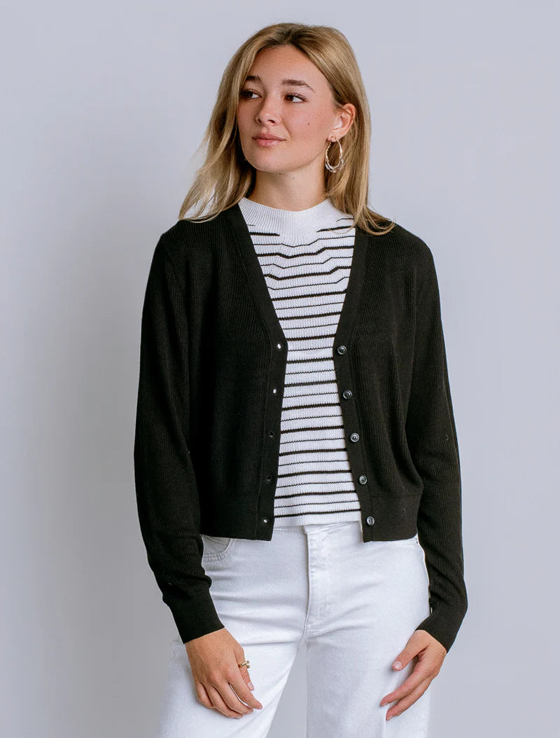 Misu Cardigan in Black | Kerisma