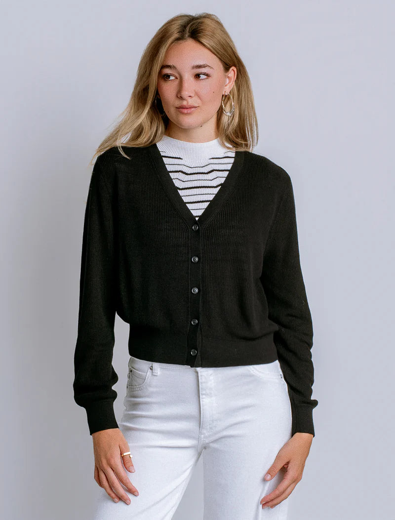 Misu Cardigan in Black | Kerisma