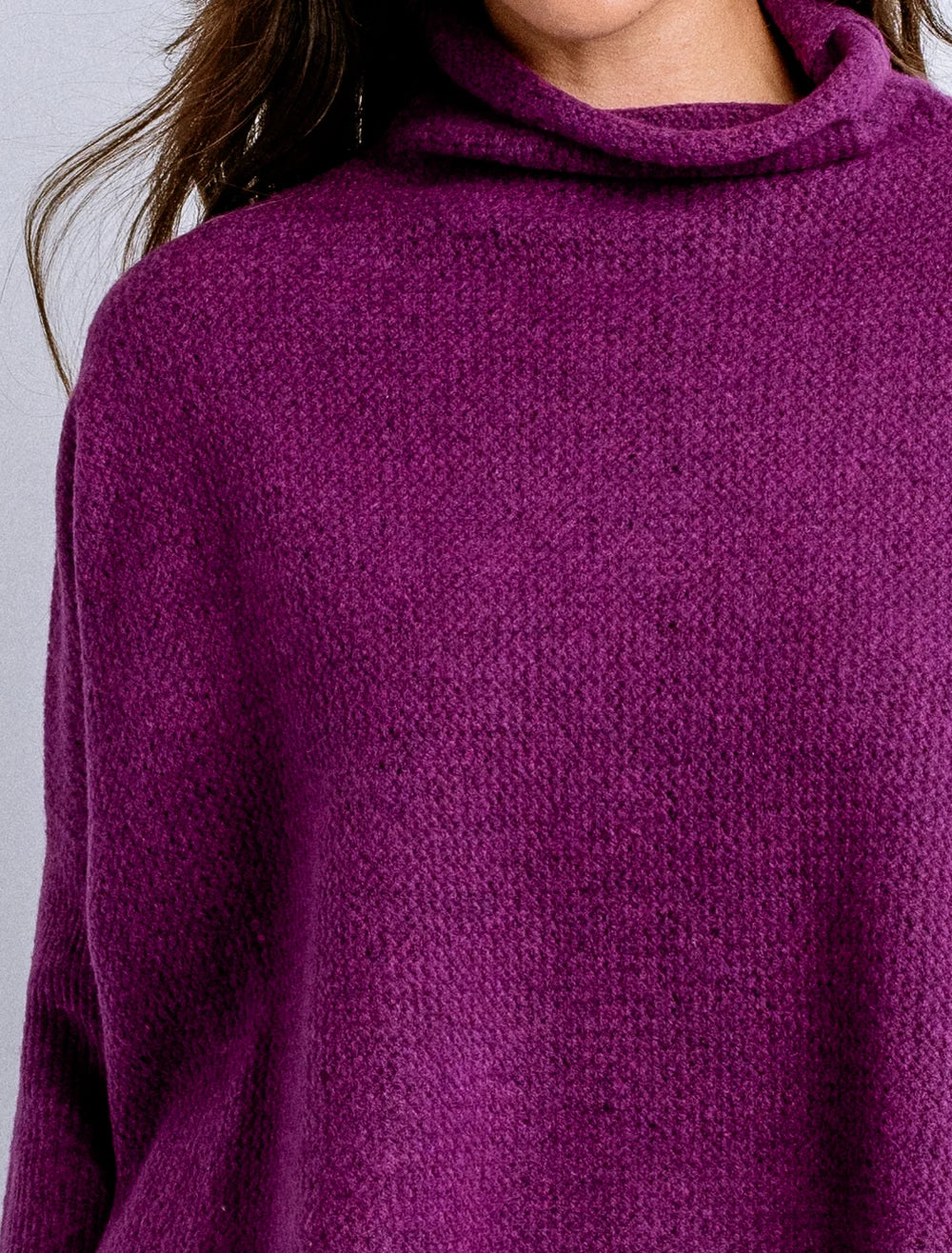 Aja London Sweater in Berry | Kerisma