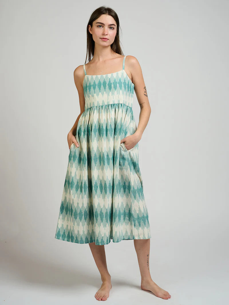 Sofia Dress in Teal | Mata Traders