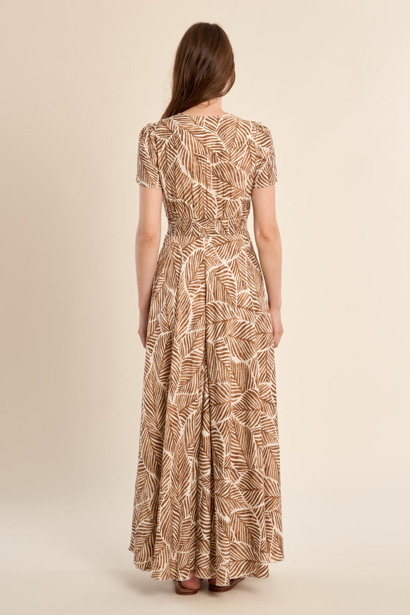 Mathilde Maxi Dress in Camel