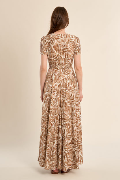 Mathilde Maxi Dress in Camel