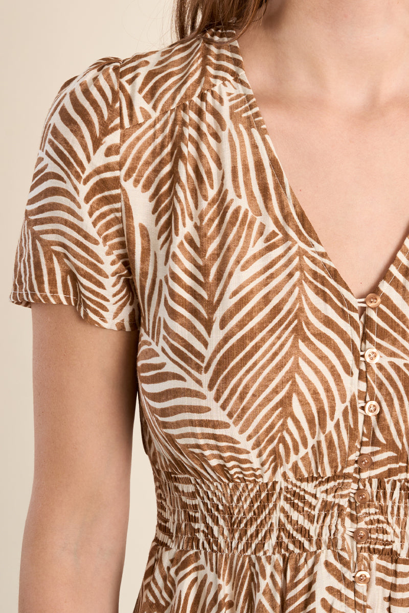 Mathilde Maxi Dress in Camel