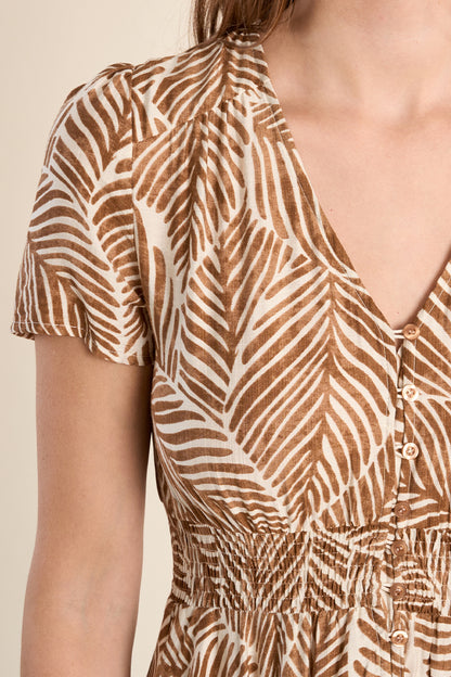 Mathilde Maxi Dress in Camel