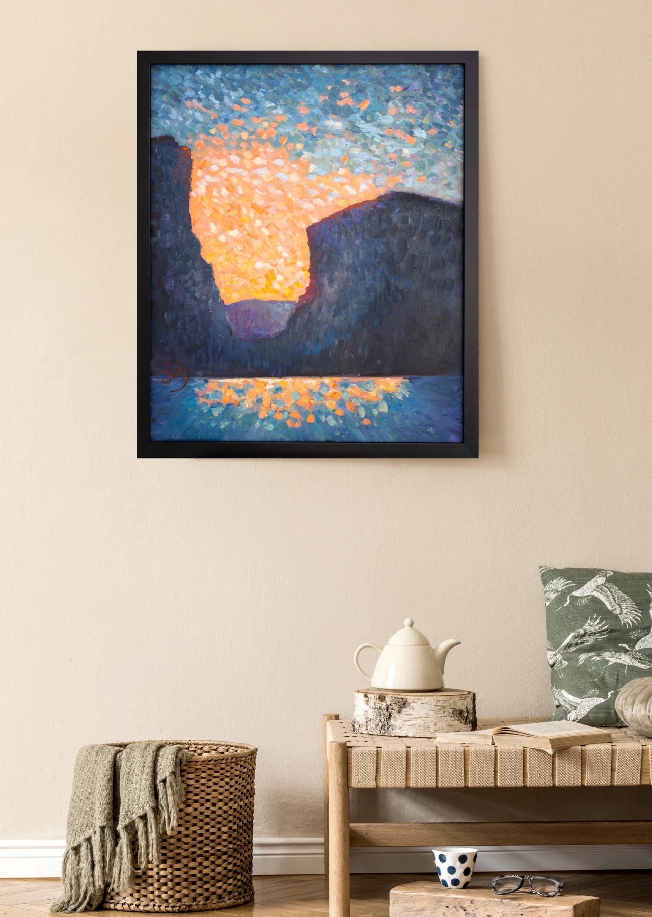 "Evening Light on the River" Oil Painting | Janice Druian