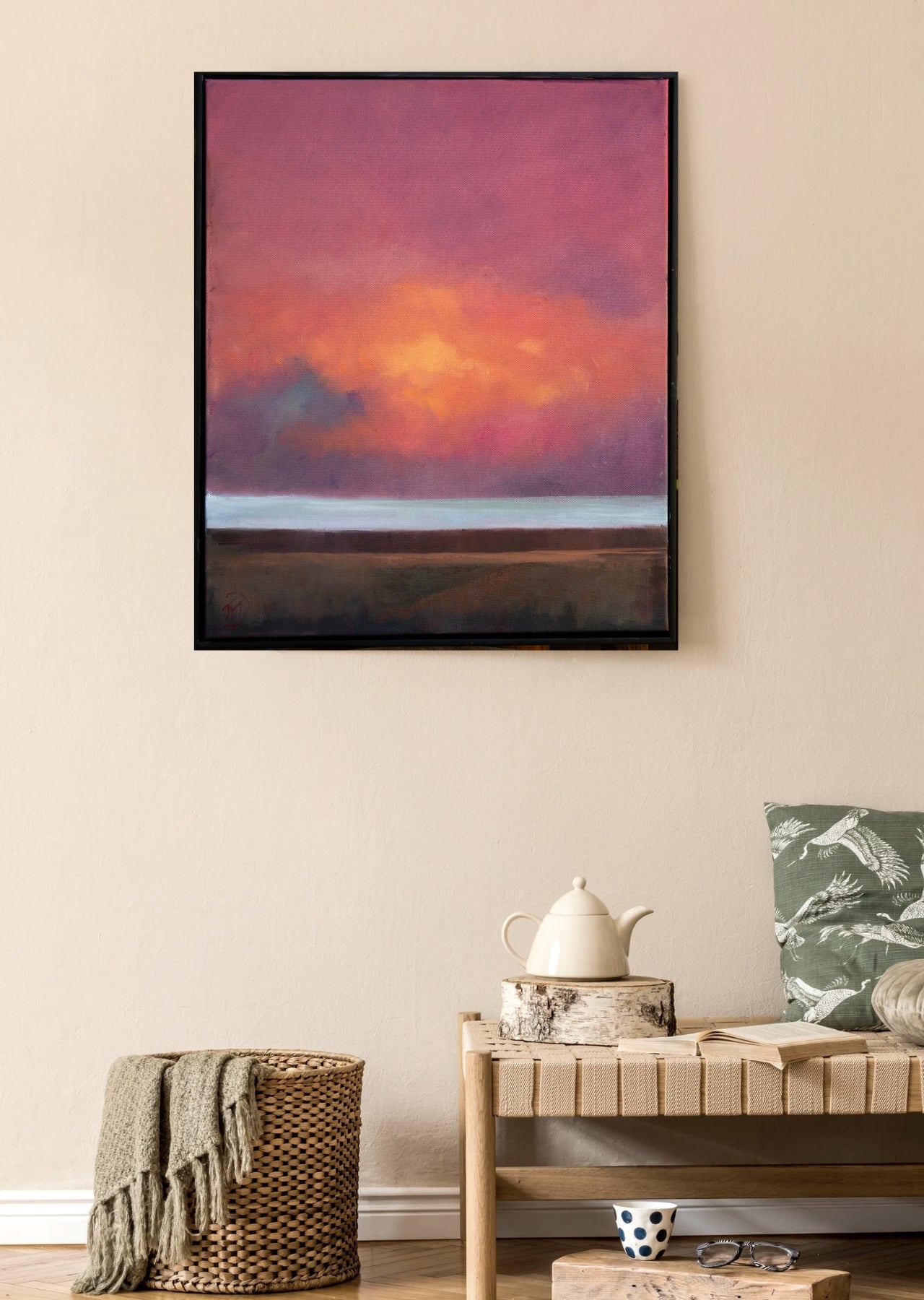 "A Touch Of Blue" Oil Painting | Janice Druian