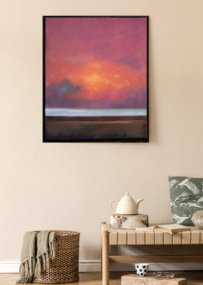 "A Touch Of Blue" Oil Painting | Janice Druian