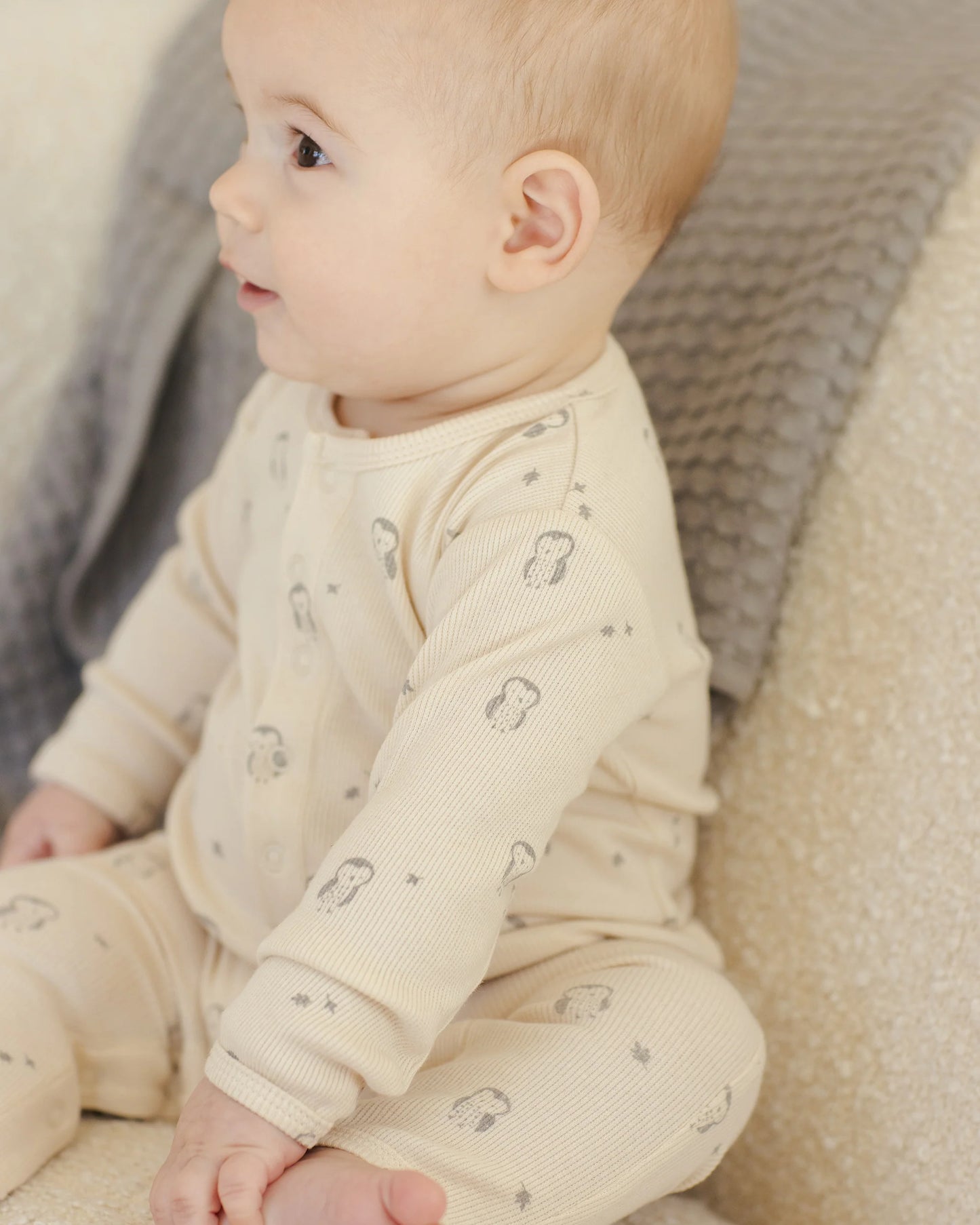 Owls Ribbed Jumpsuit