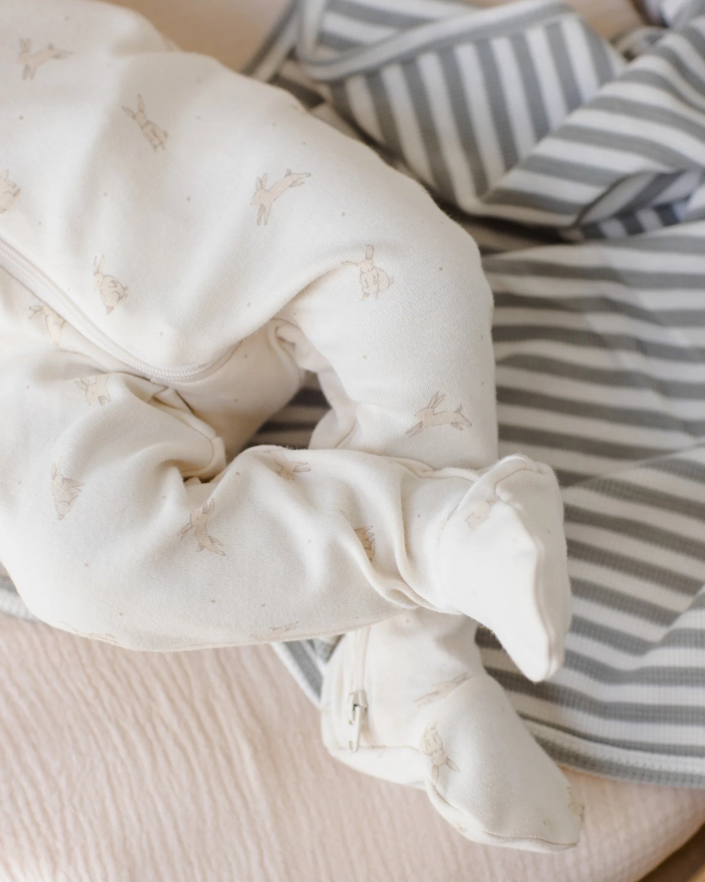 Bunnies Zip Long Sleeve Sleeper