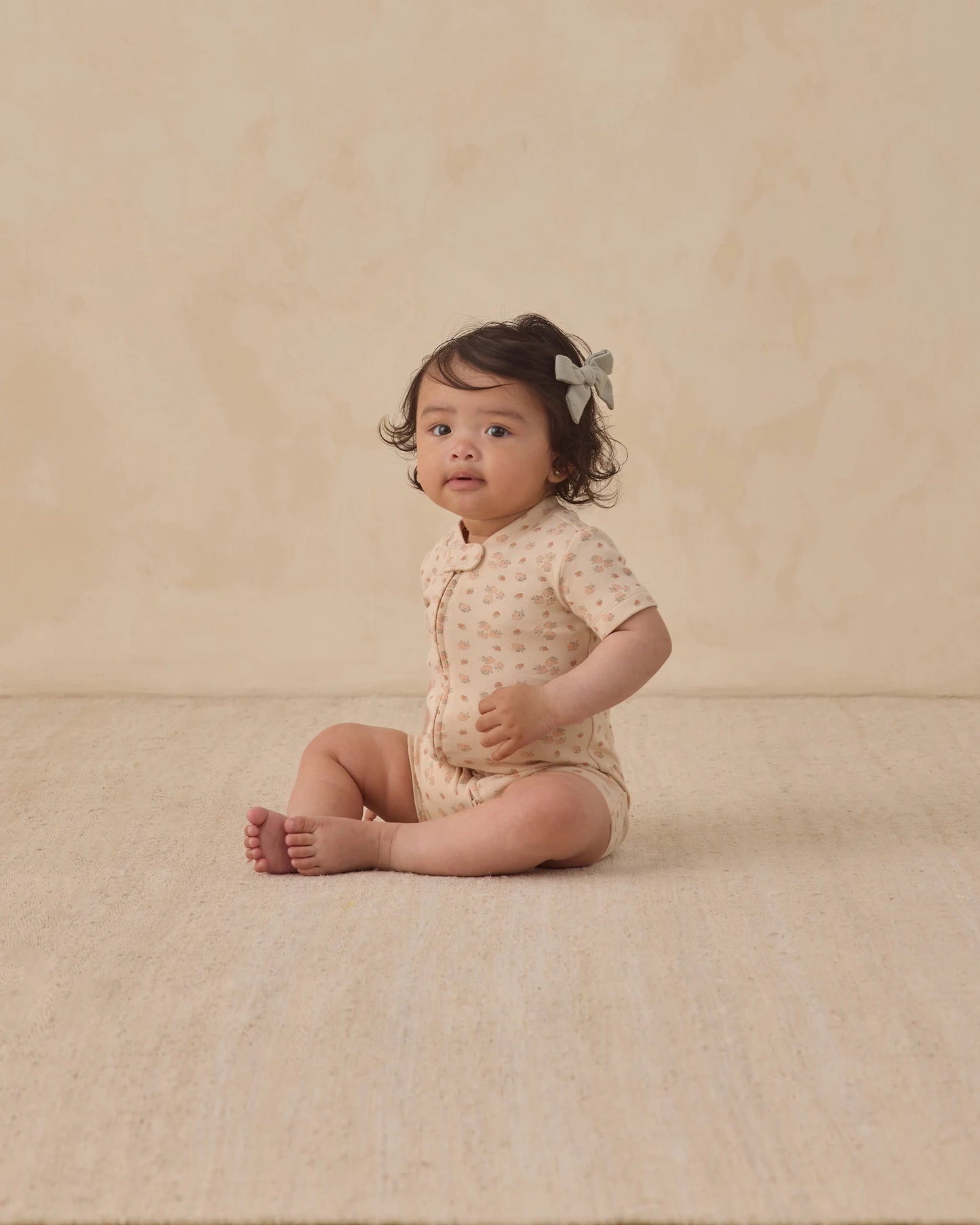 Strawberries Zip Short Sleeve Sleeper