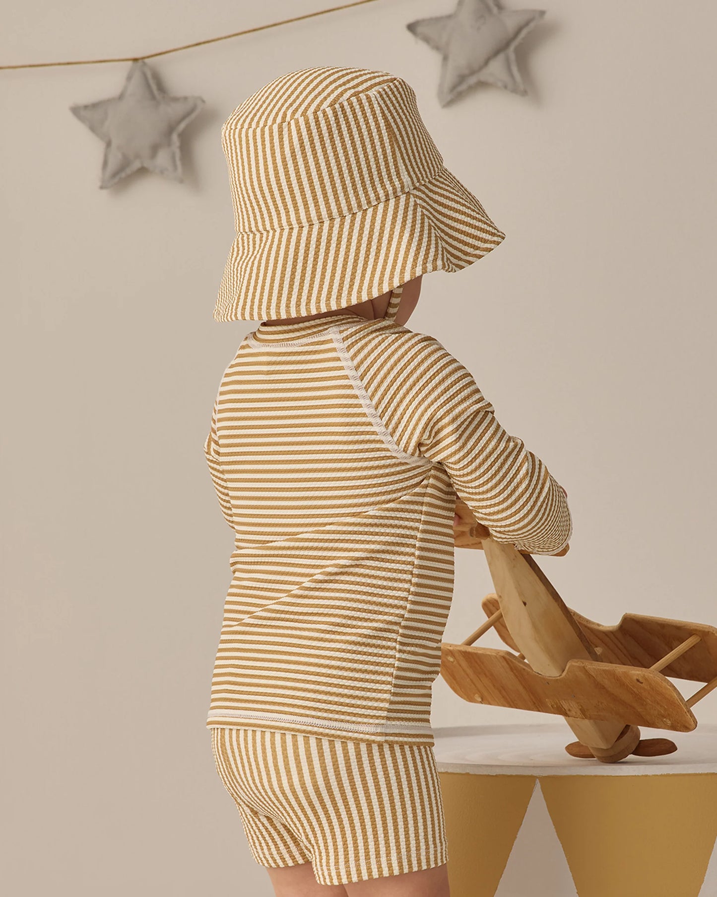 Honey Stripe Bucket Hat