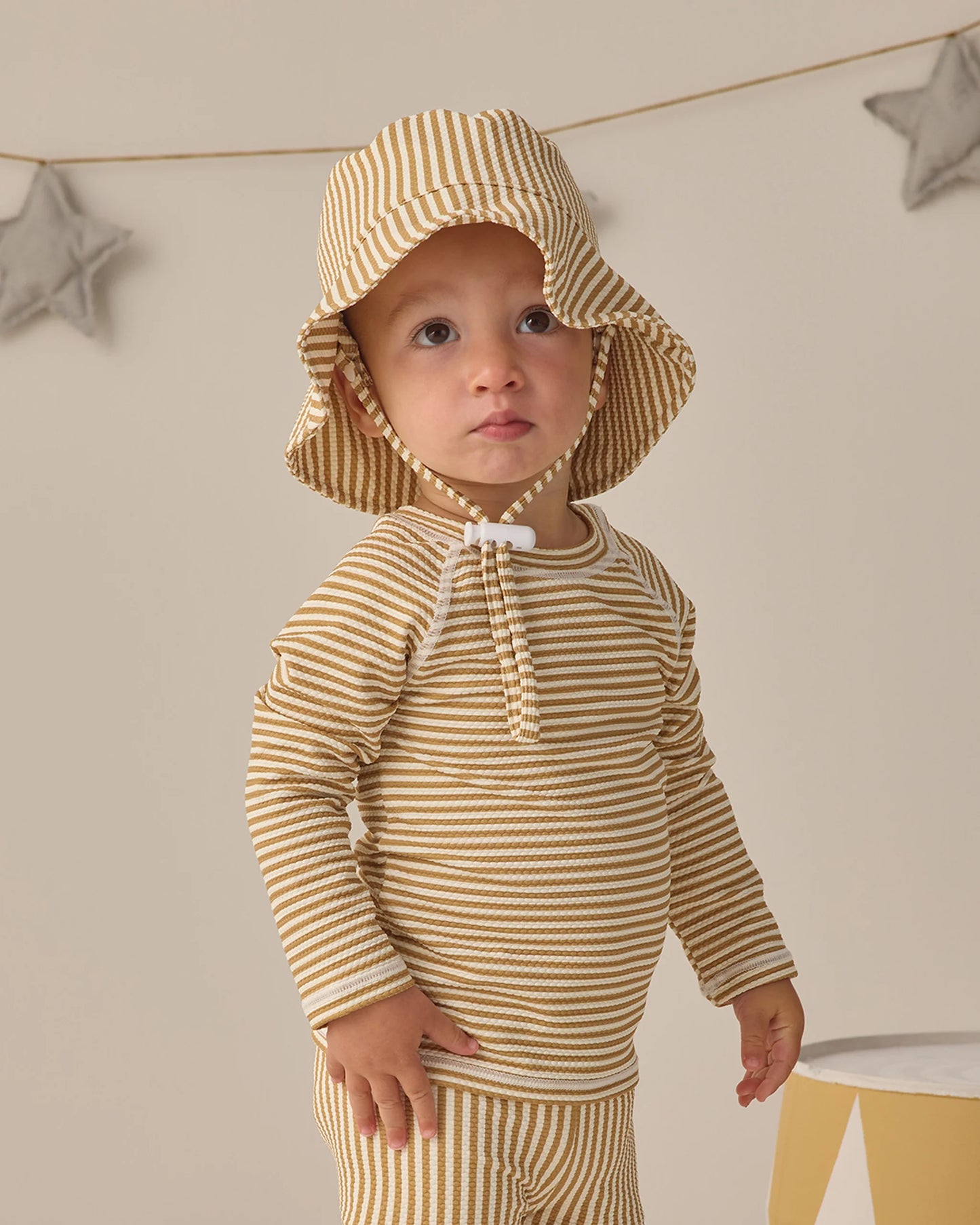 Honey Stripe Bucket Hat