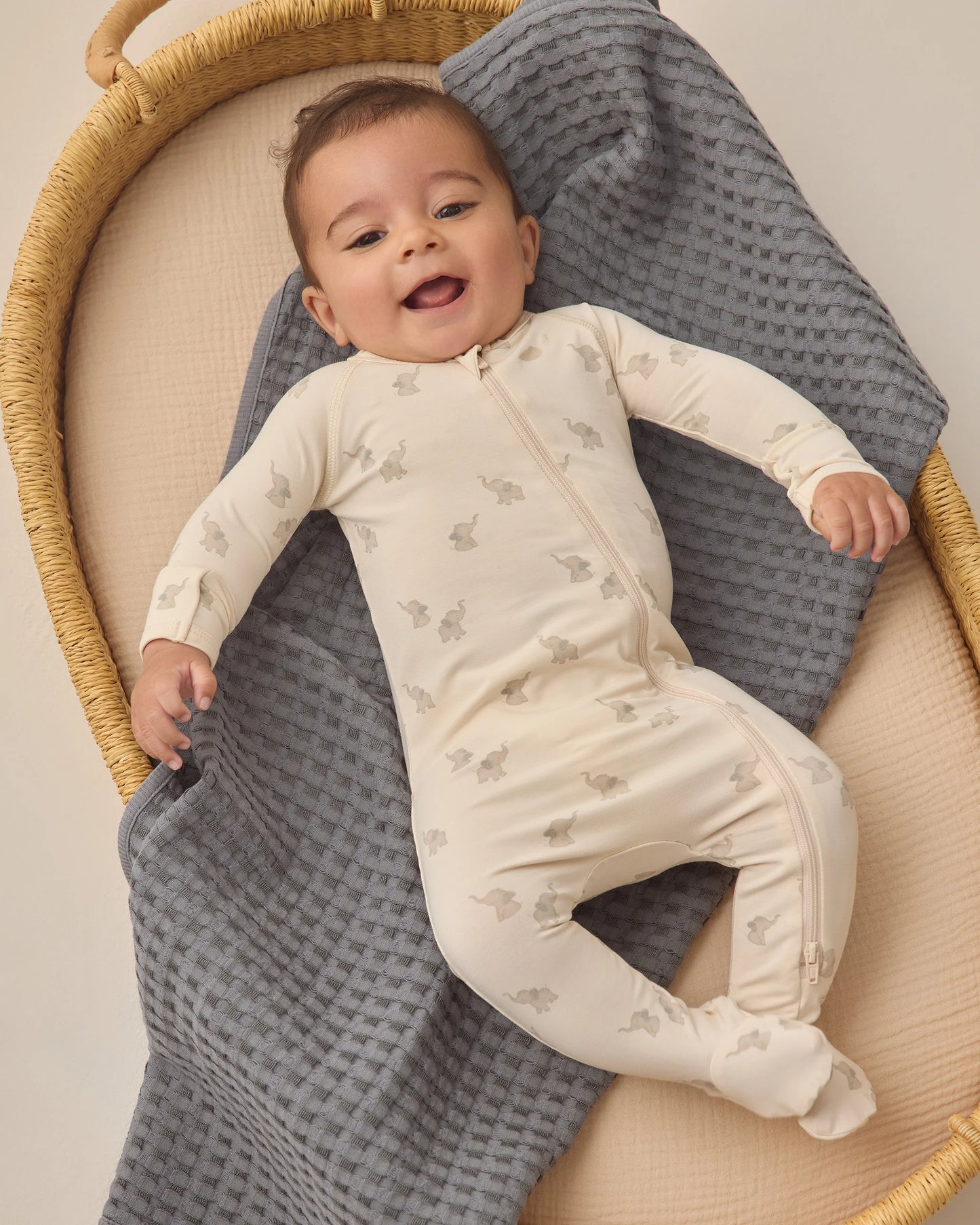 Elephants Zip Long Sleeve Sleeper