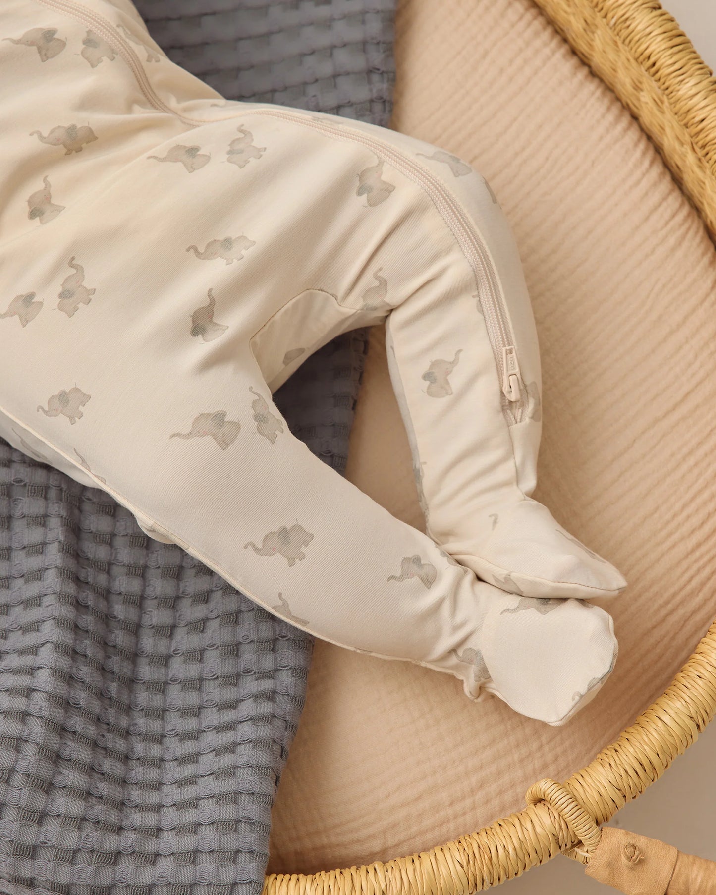Elephants Zip Long Sleeve Sleeper