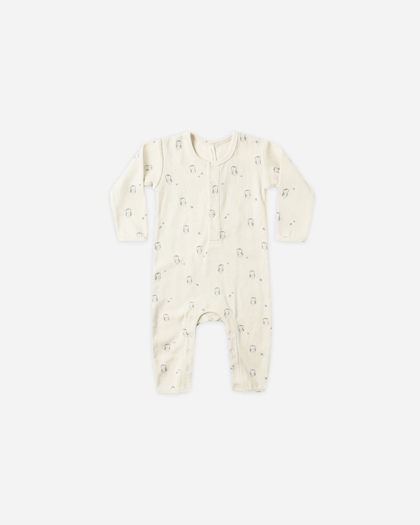 Owls Ribbed Jumpsuit