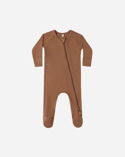 Cedar Bamboo Zip Footie