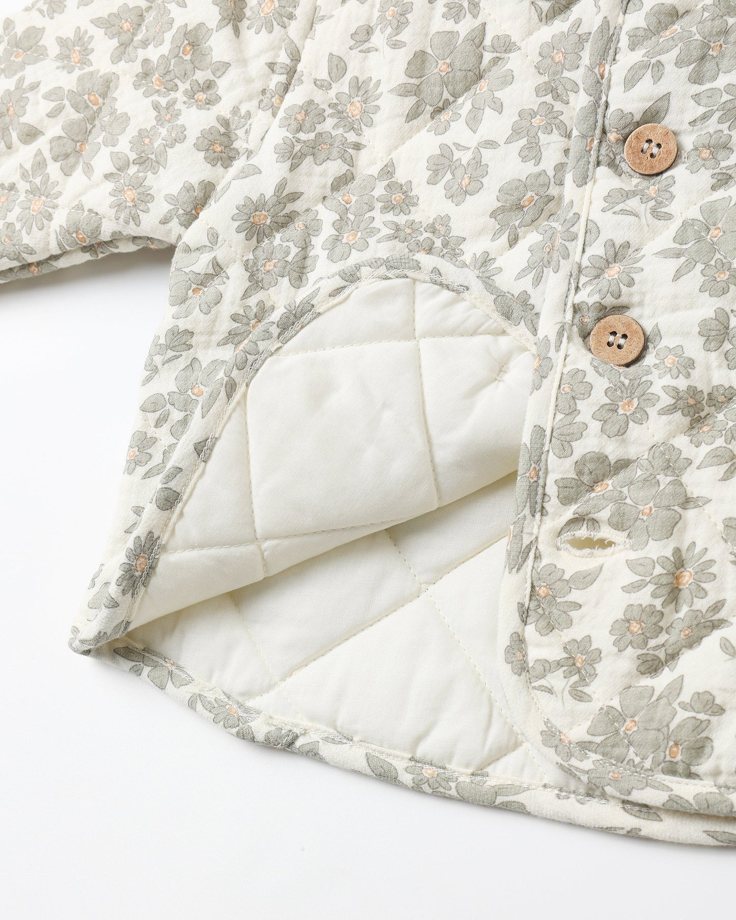 Green Quilted Jacket