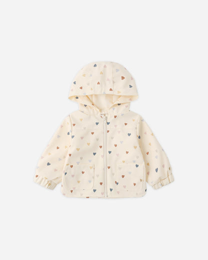 Confetti Heart Rain Coat