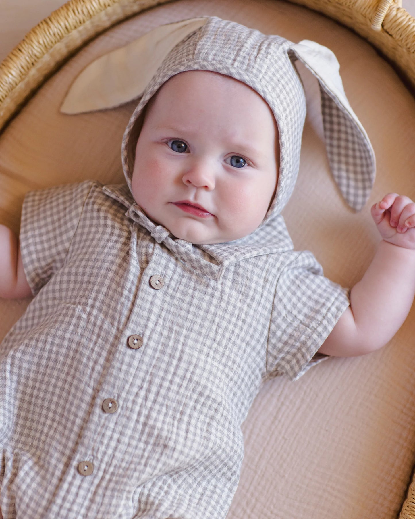 Sage Check Matteo Romper