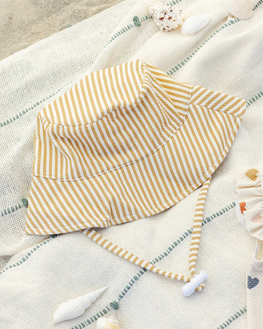Honey Stripe Bucket Hat