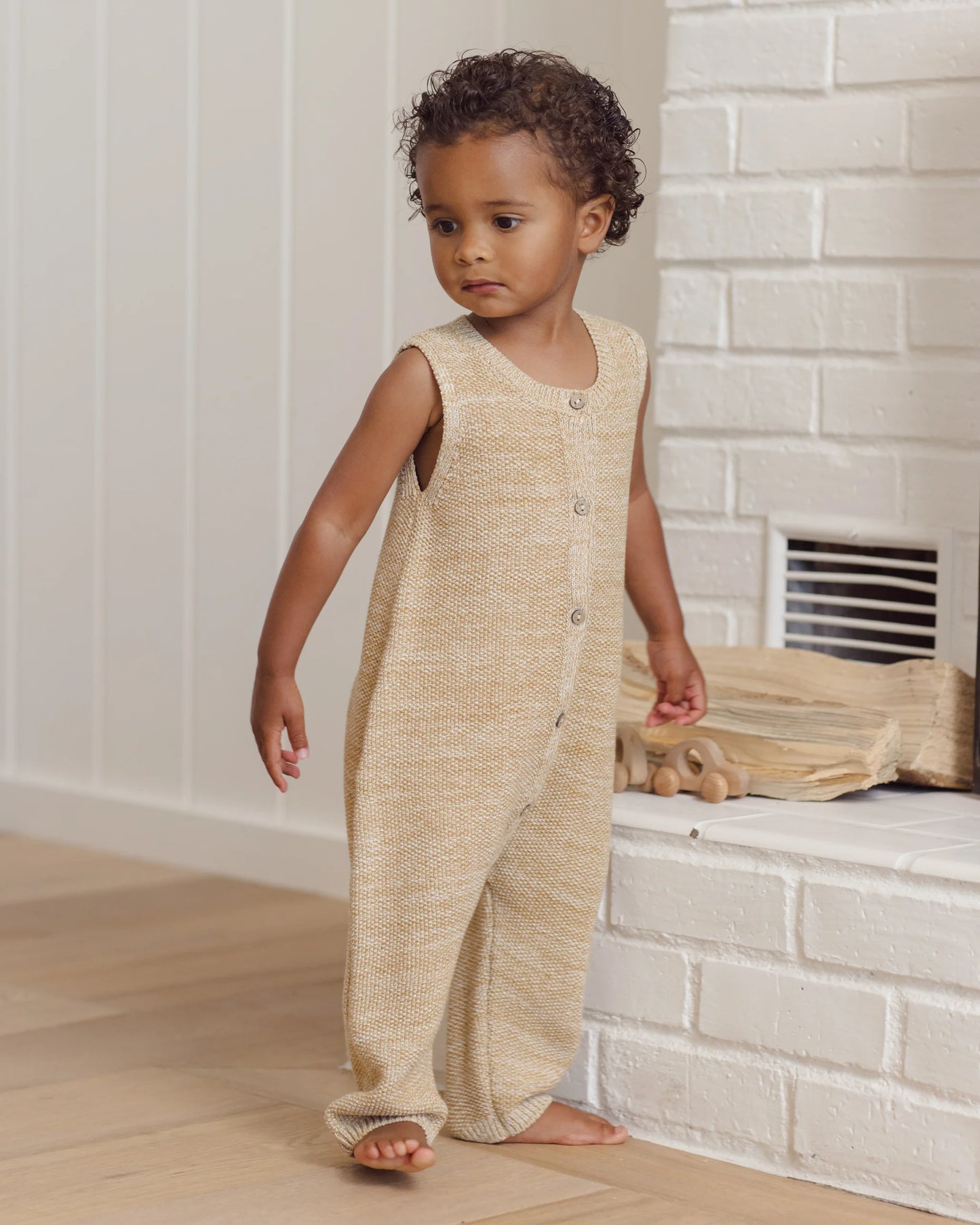 Heathered Honey Knit Jumpsuit