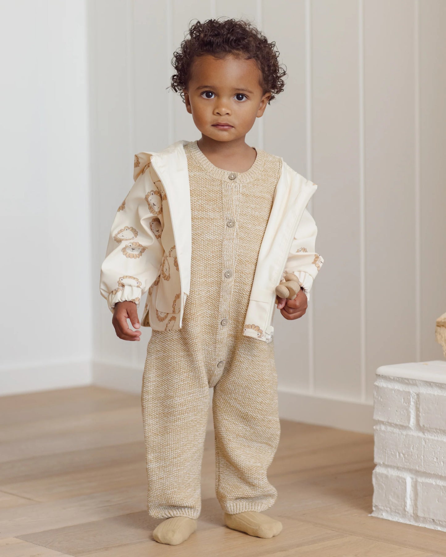 Heathered Honey Knit Jumpsuit