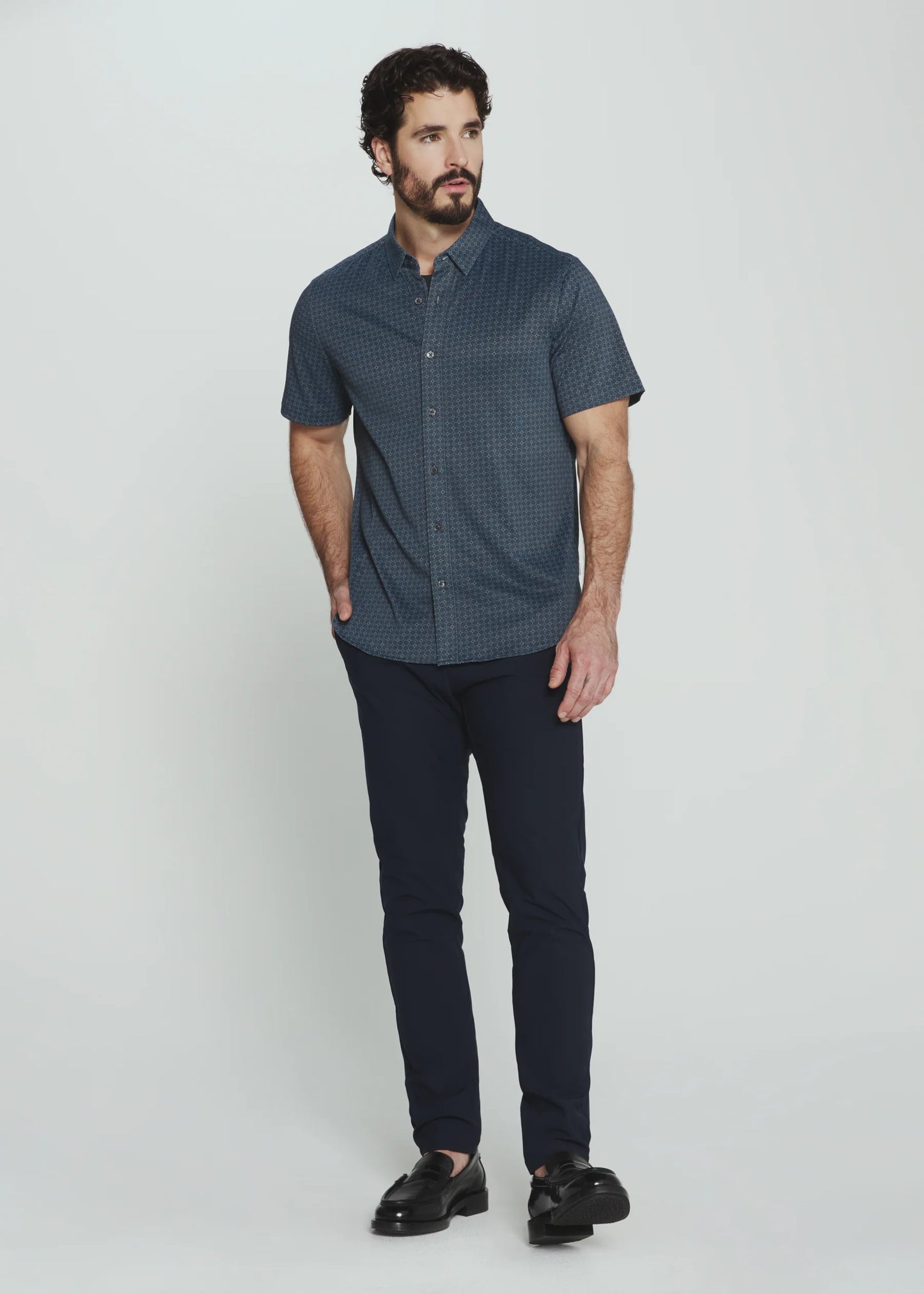 Landen Shirt in Graphite | 7Diamonds
